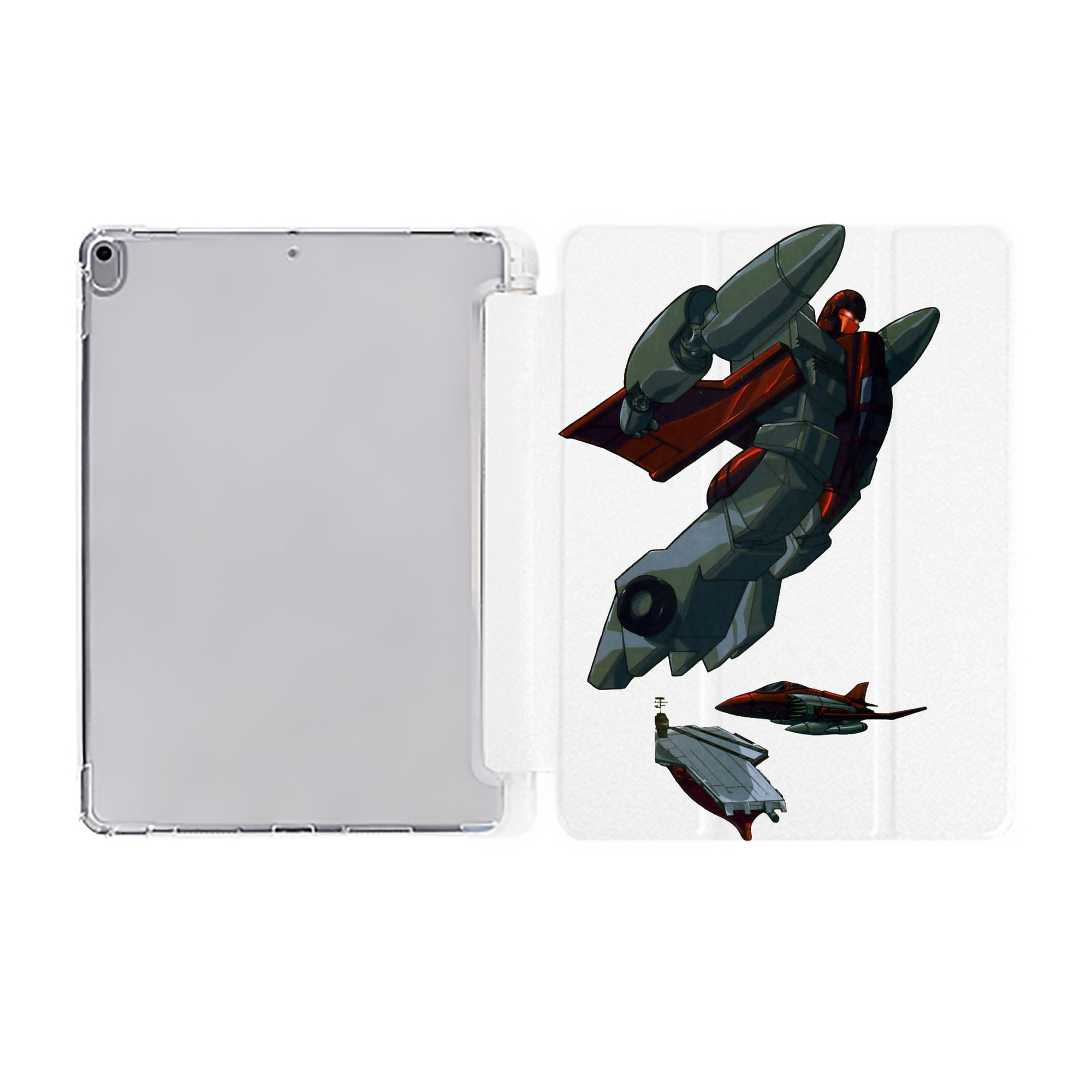 （画像用）  IPad ケース ペン収納付き 三つ折りスタンド PUレザー×シリコン 対応機種9.5/10.5/10.9インチ